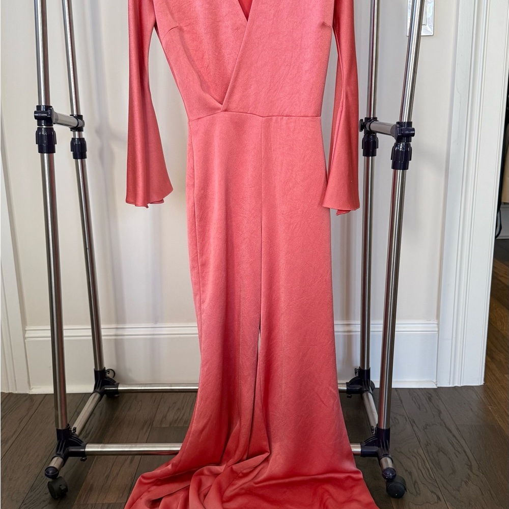 Alexis Coral Long Sleeve Dress